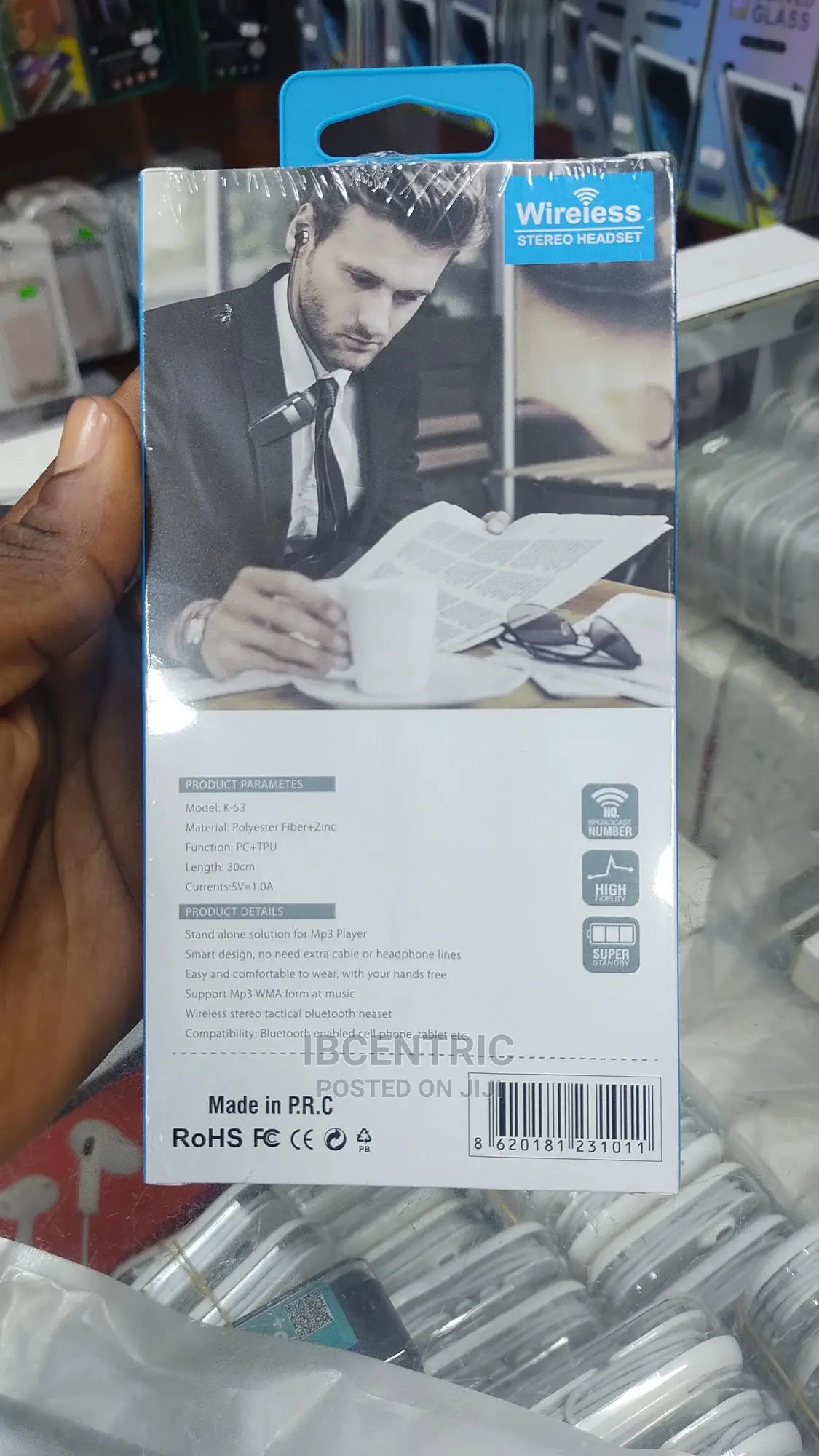Art K53 Clip on Wireless Headset