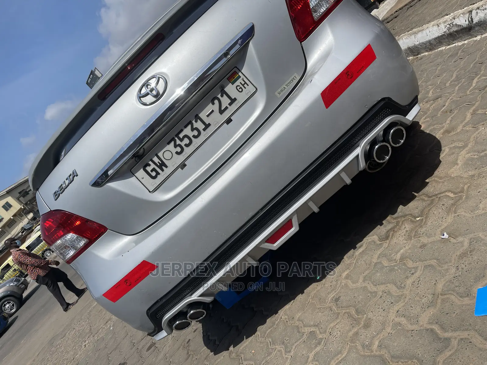 Toyota Yaris 2007-2013 Back Bumper Diffuser