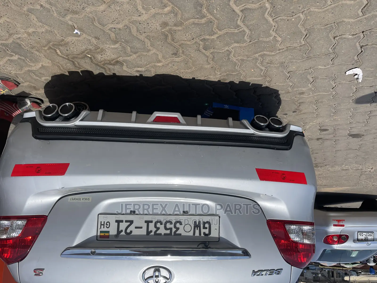 Toyota Yaris 2007-2013 Back Bumper Diffuser