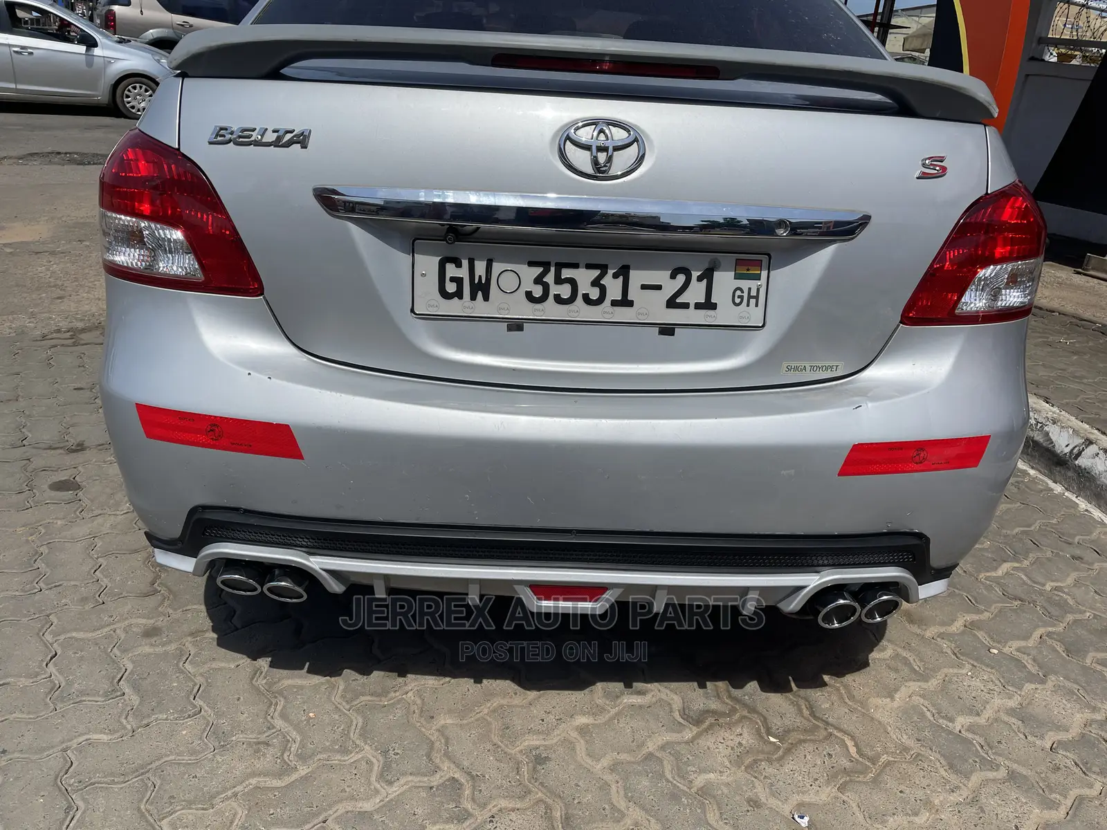 Toyota Yaris 2007-2013 Back Bumper Diffuser