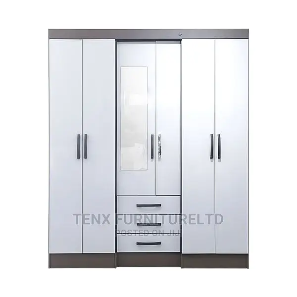 Wardrobe 6doors Off White