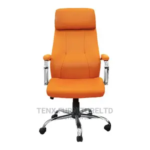Office Chair (Yellowish-Brown)Tilt Function