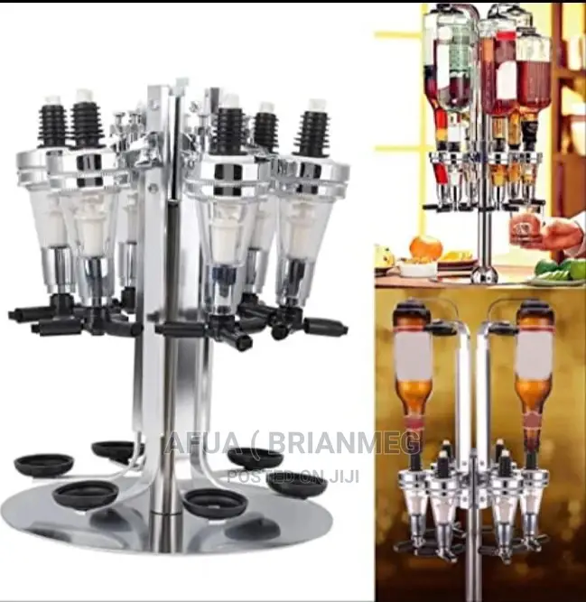 Original 6st Alcohol Dispenser-Butler- Rotary Liquor Shots