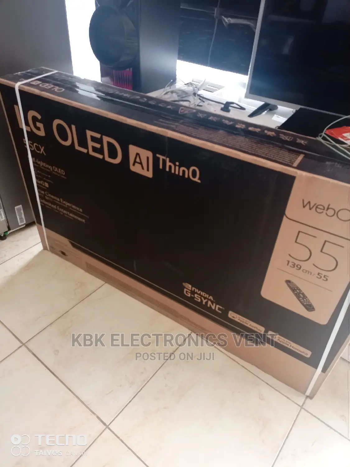 LG 55"(OLED55CS6LA)OLED Smart Satellite Digital Led TV