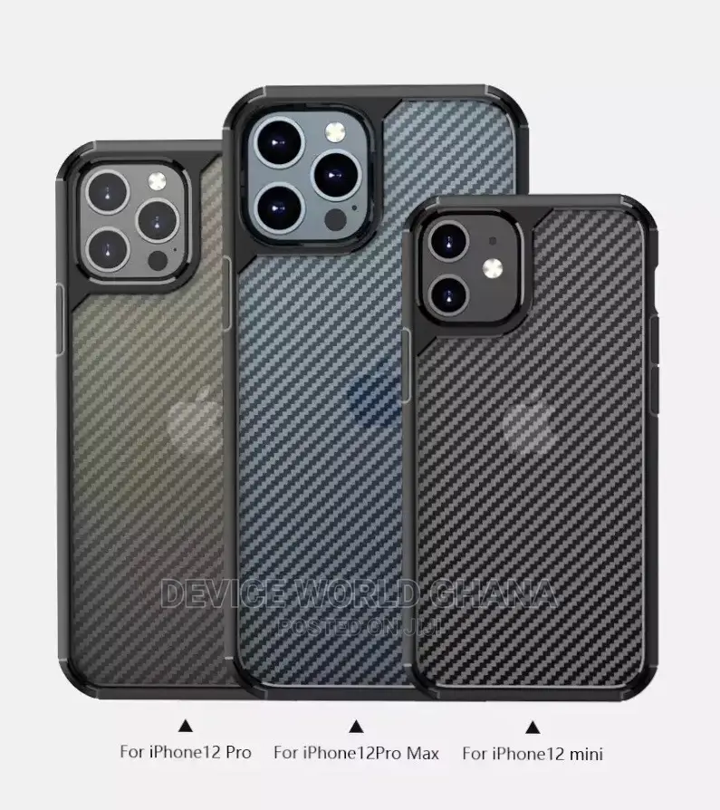 Carbon Translucent Case for iPhone 12promax 12pro 12 12mini