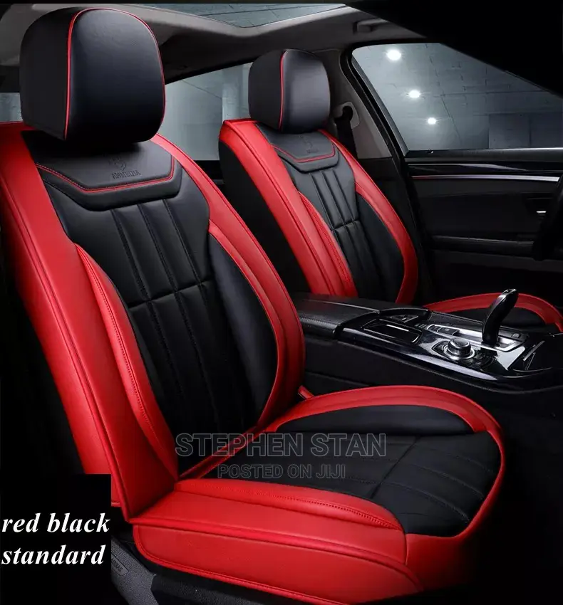 High Quality Red and Black Luxury Interior Car Seat Covers