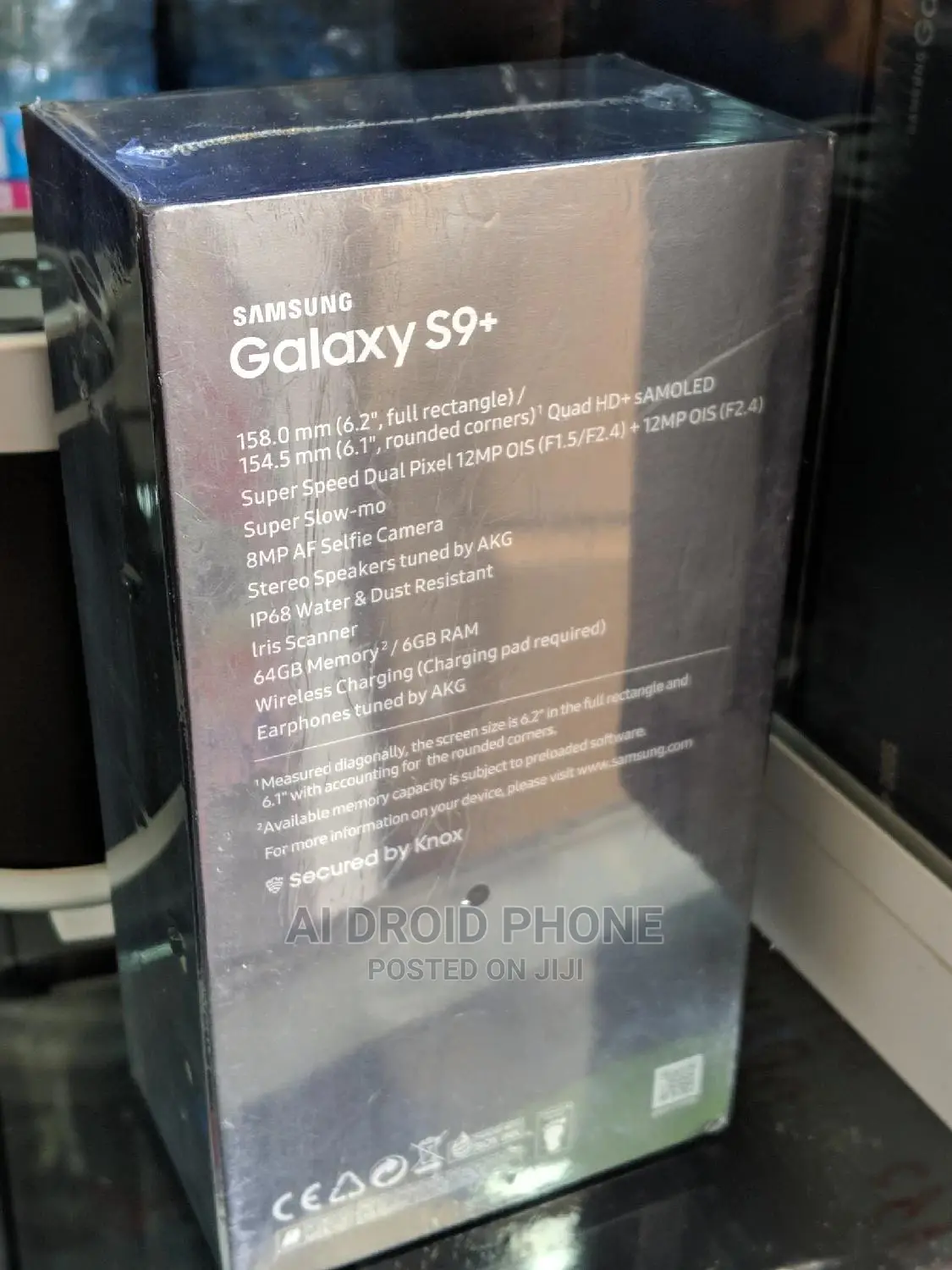 New Samsung Galaxy S9 Plus 64 GB Black