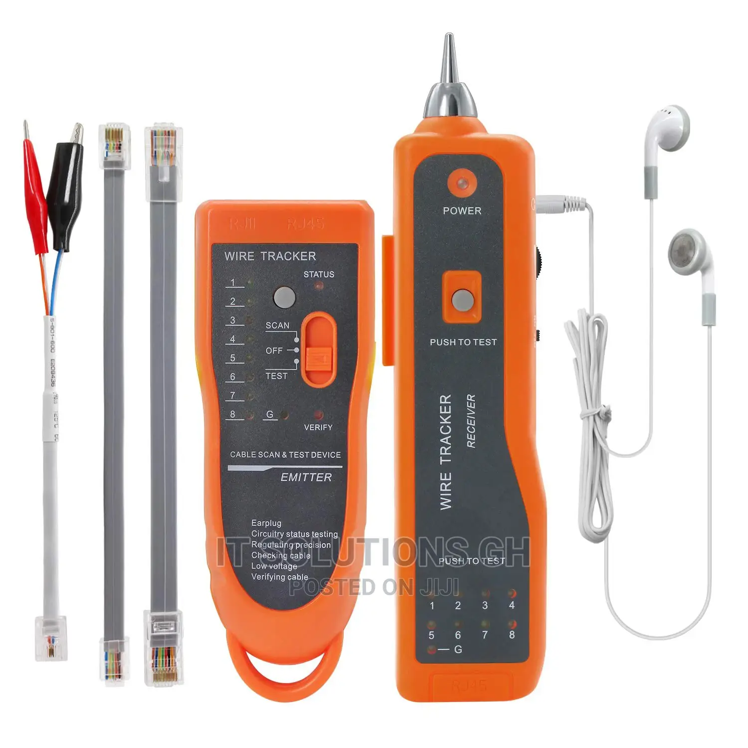Wire Tracker Tracer Diagnose Tone Tool Kit
