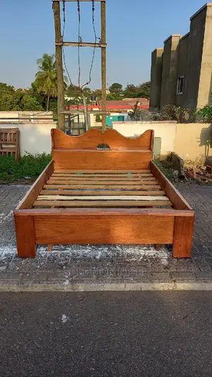 Wooden Foriegn Size Double Bed Frame. 60"×80"