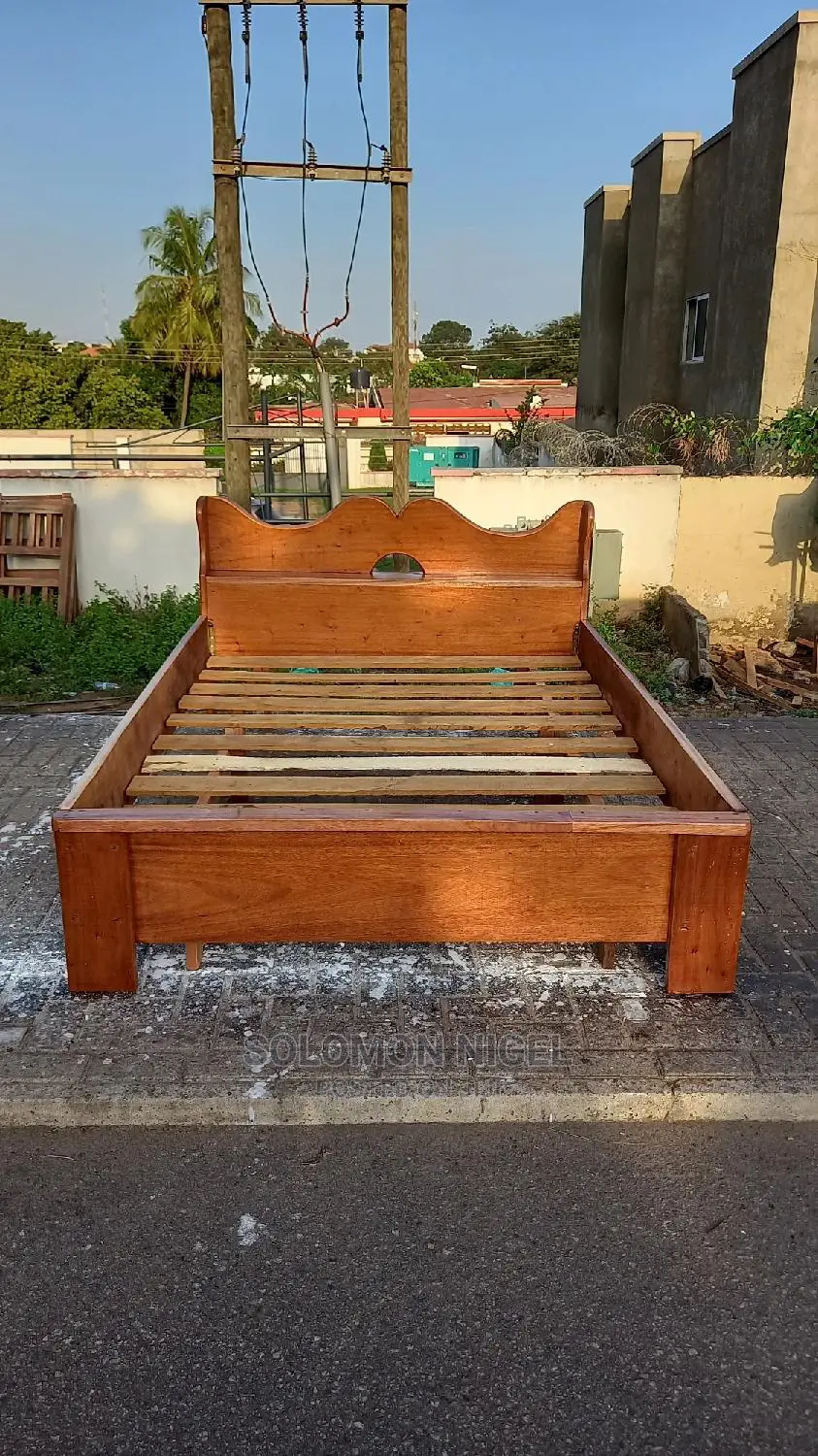 Wooden Foriegn Size Double Bed Frame. 60"×80"