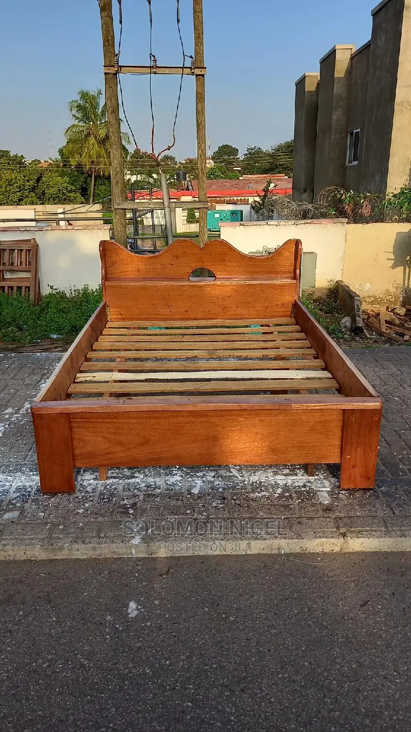 Wooden Foriegn Size Double Bed Frame. 60"×80"