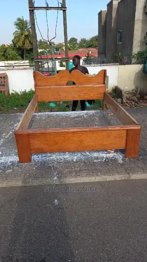 Wooden Foriegn Size Double Bed Frame. 60"×80"