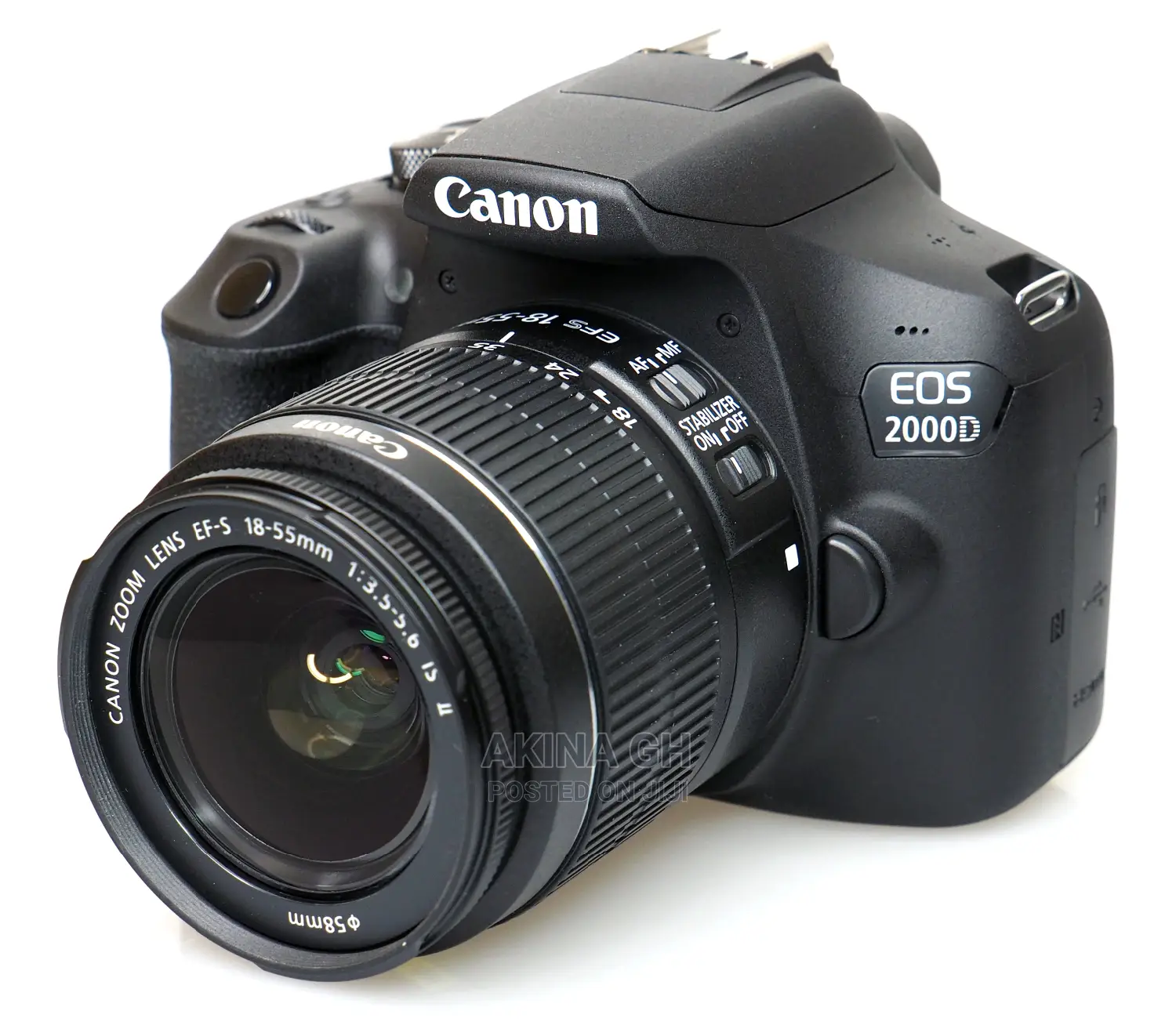 Canon Camera Eos 2000d – Wifi |24.1mp | 3.0′′ Screen +18-55