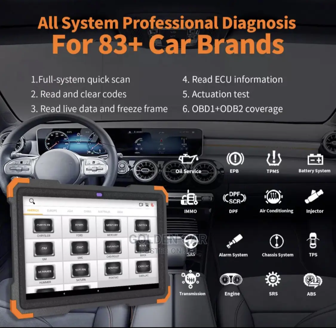 Humzor Nexsys NS366S OBD2 Car Diagnostic Scanner