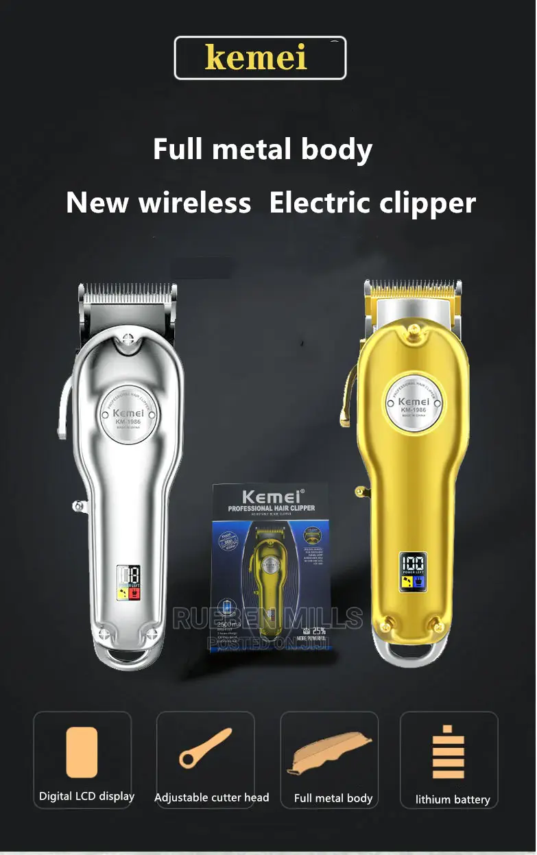 Cordless Kemei Clipper
