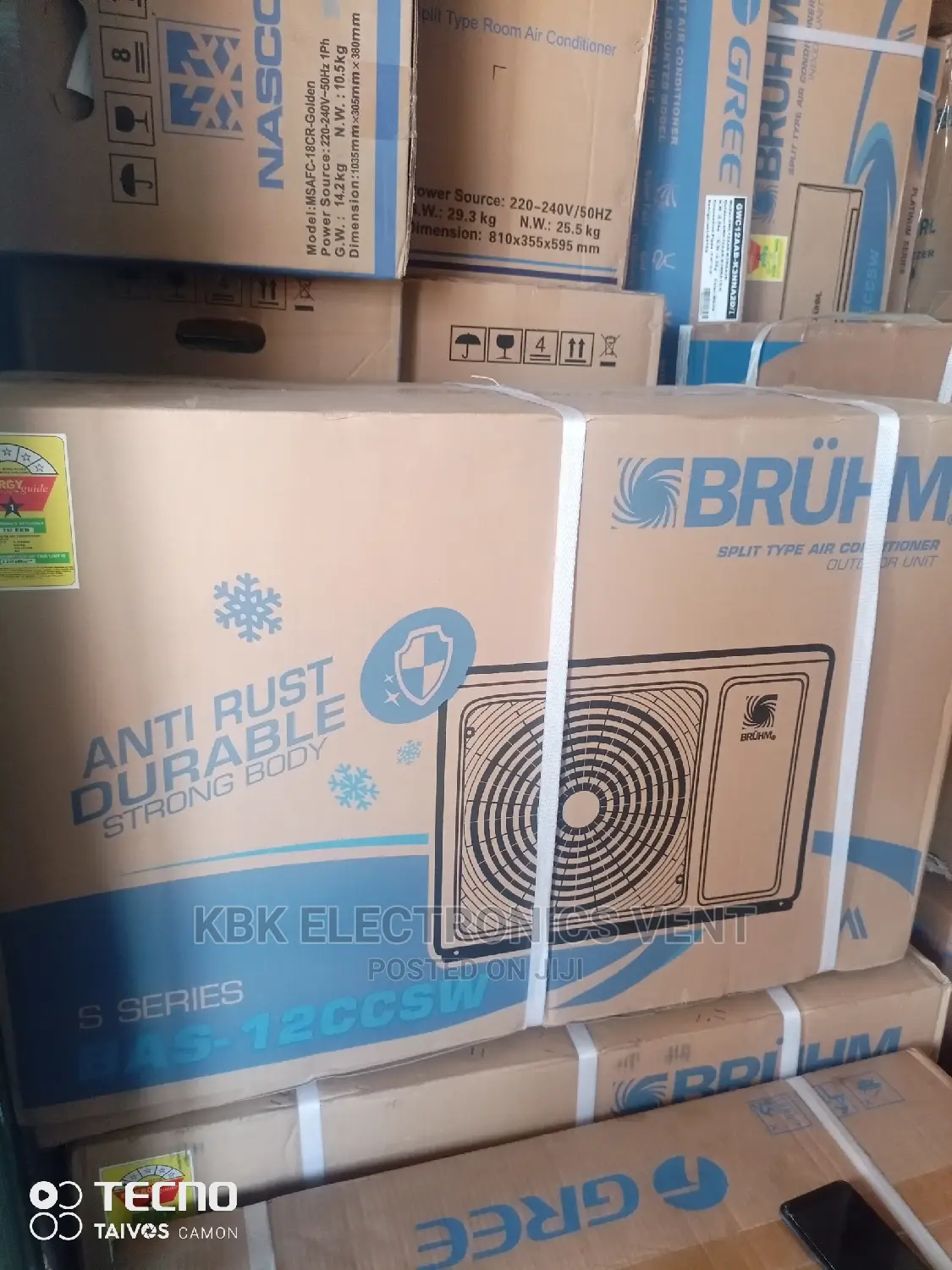 Bruhm 1.5hp Split Air Conditioner
