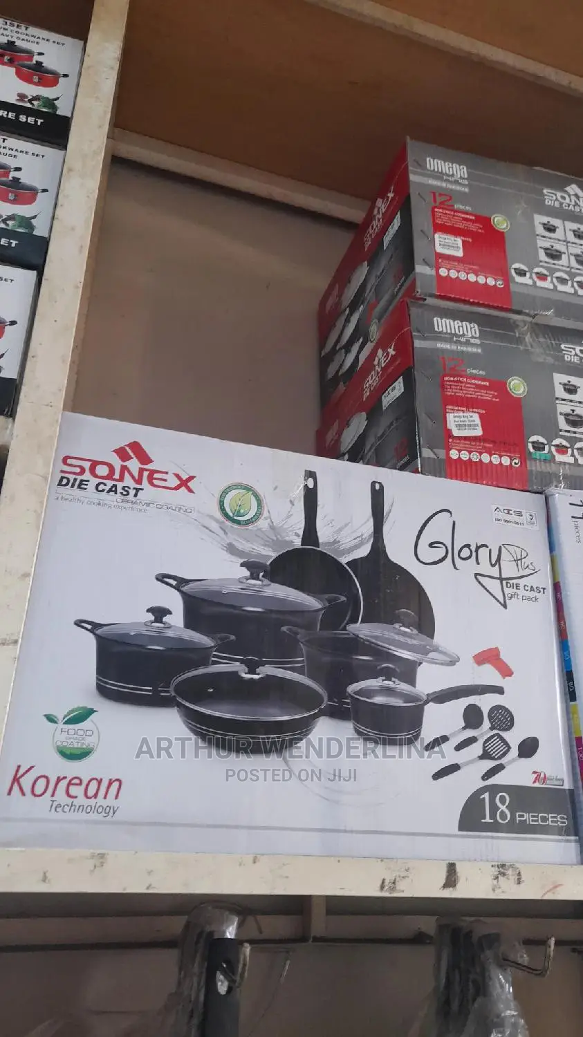 Sonex Diecast 7 Set Non_ Stick Cooking Untensils(18pieces)