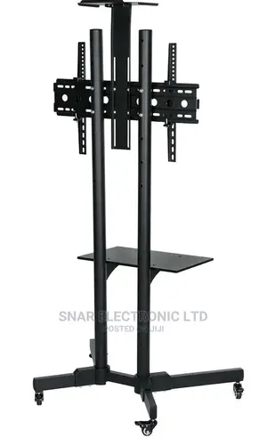 Mobile TV Stand Rolling TV Cart Floor Stand for 32-65 Inch
