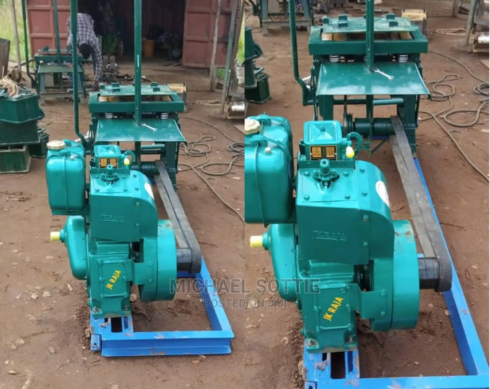 Quality Automatic Block Moulding Machine + Diesel Engine