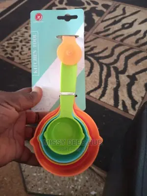 Multi-Coloured Measuring Spoons (5pcs)