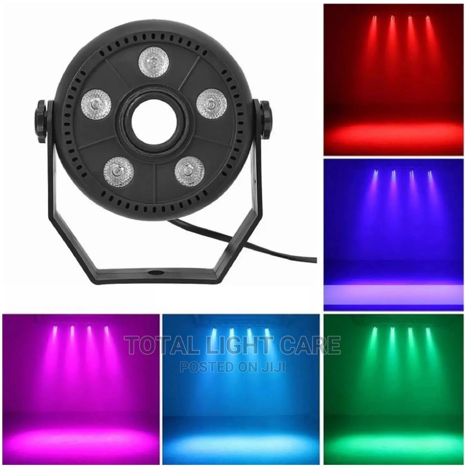 6 Led Par Light With Active Bluetooth Speaker