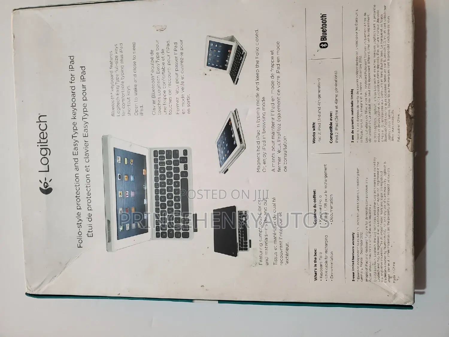 Logitech Keyboard Folio for iPad 2g/3g/4g - Carbon Black