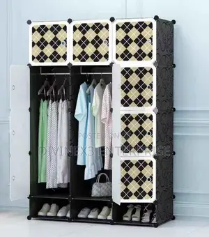 12 Cubes Plastic Wardrobe