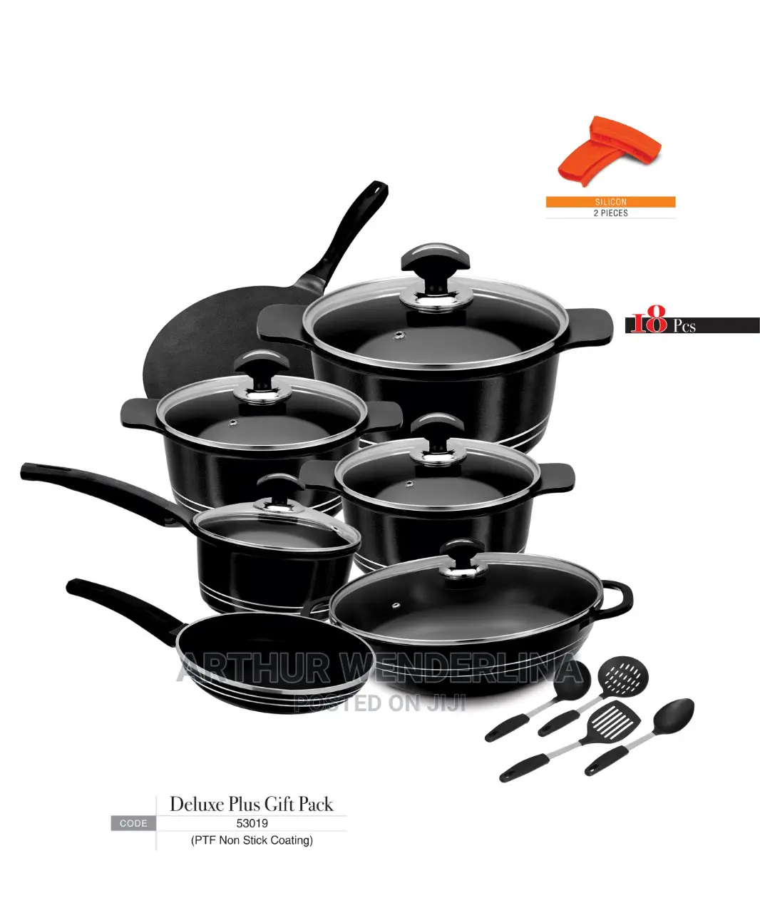 Sonex Diecast 7 Set Non_ Stick Cooking Untensils(18pieces)