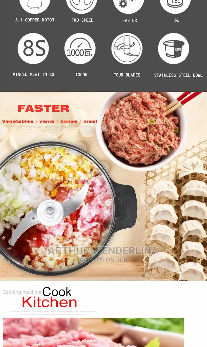 6 Litres Meat Grinder / Fufu Blender