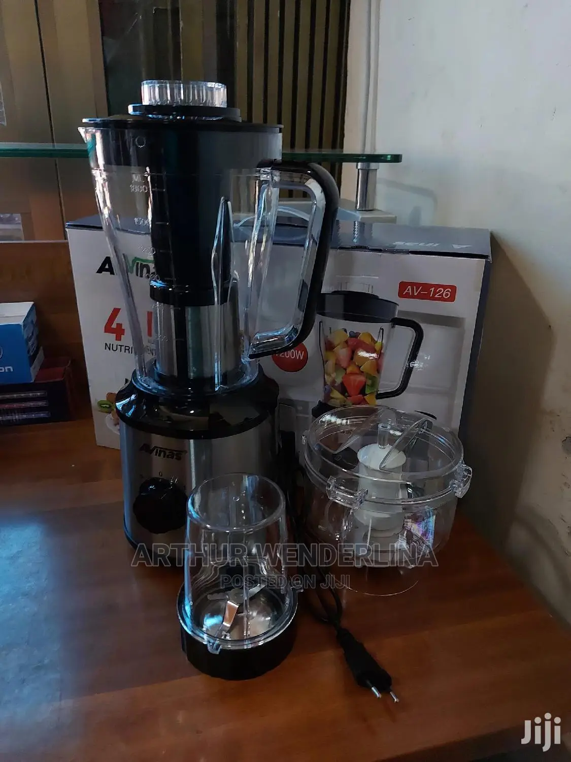 Avinas AV-126 Multi Function 4in1 Electric Nutrient Blender