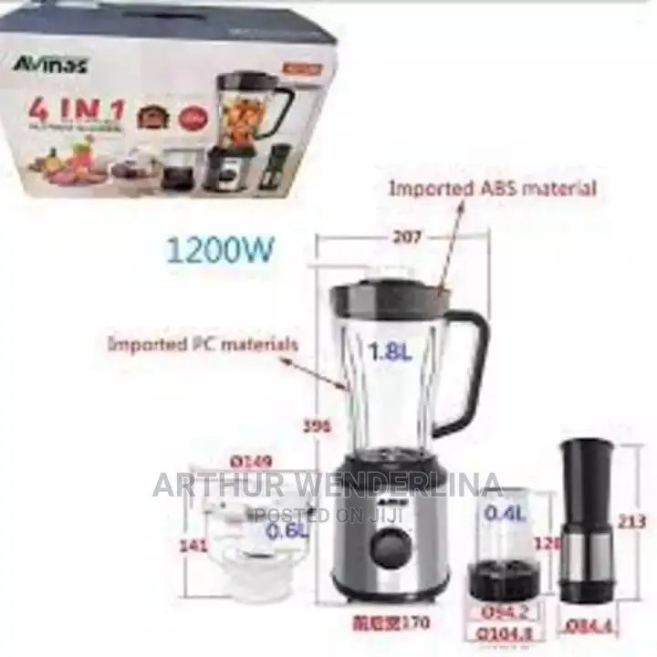 Avinas AV-126 Multi Function 4in1 Electric Nutrient Blender