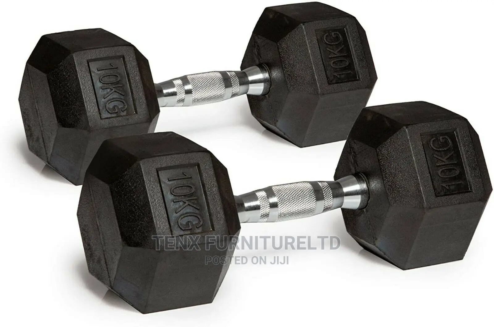 Dumbbells 10kg Pair (HEX)