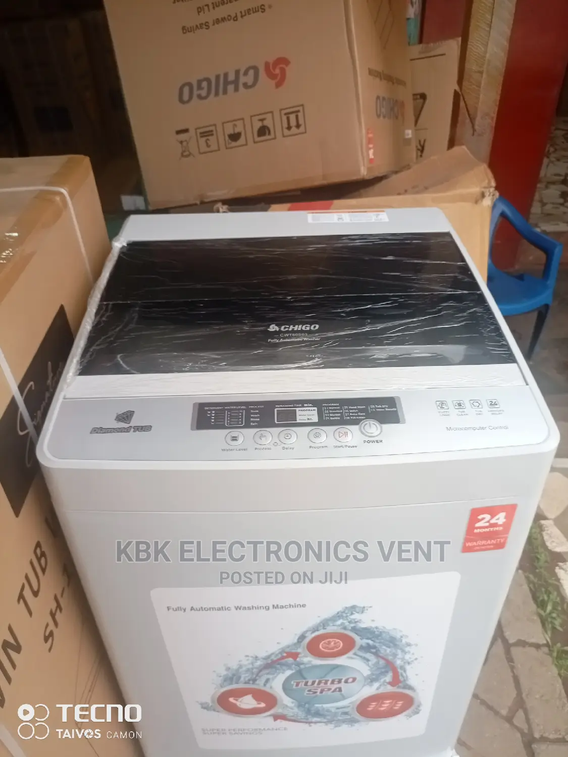 Chigo 8KG Top Load Washing Machine