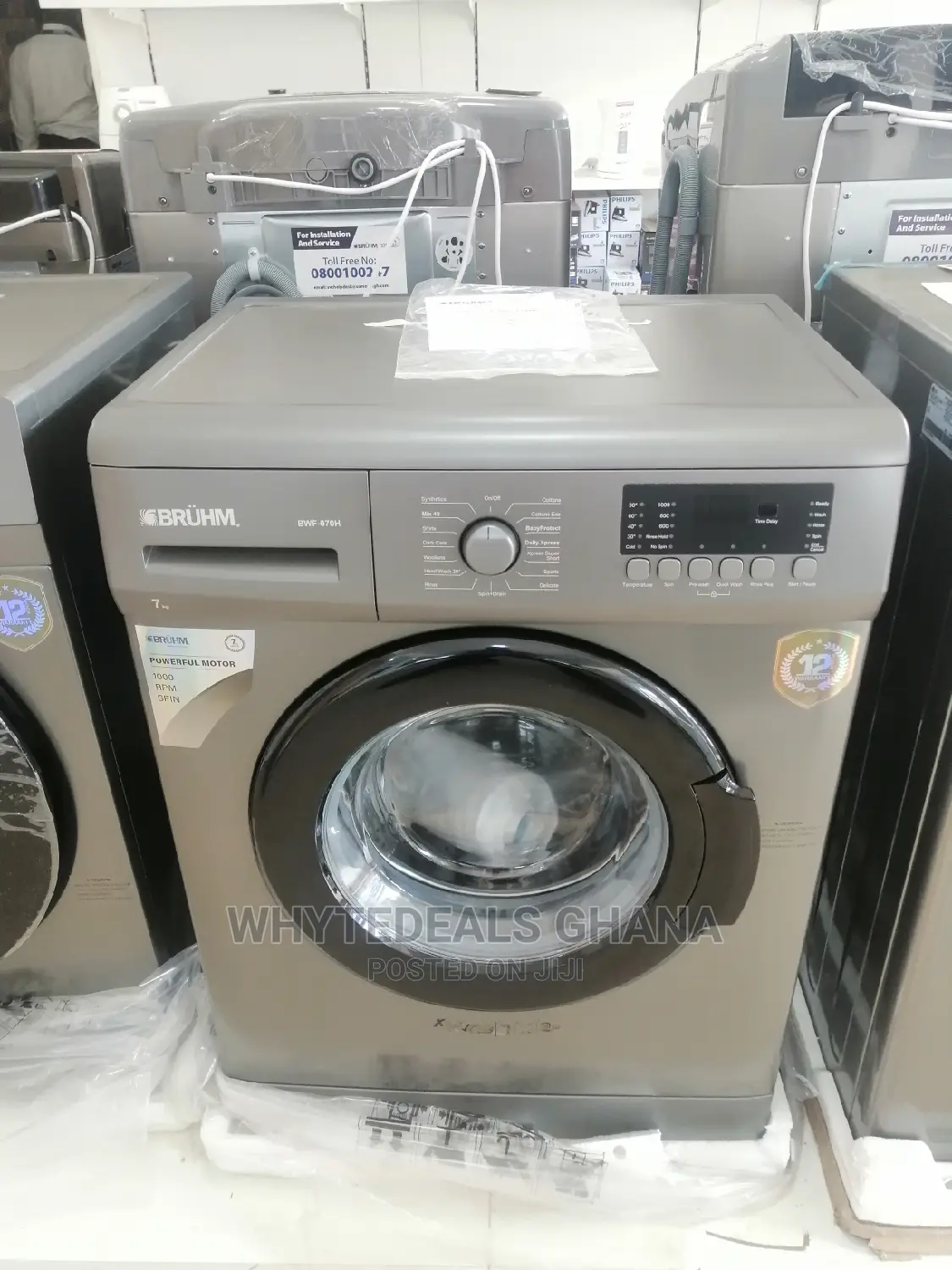 Bruhm 7.0kg Fully Automatic Front Load Washing Machine 2023
