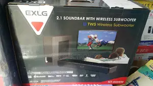 Exlg Short Soundbar With Wireless Subwoofer
