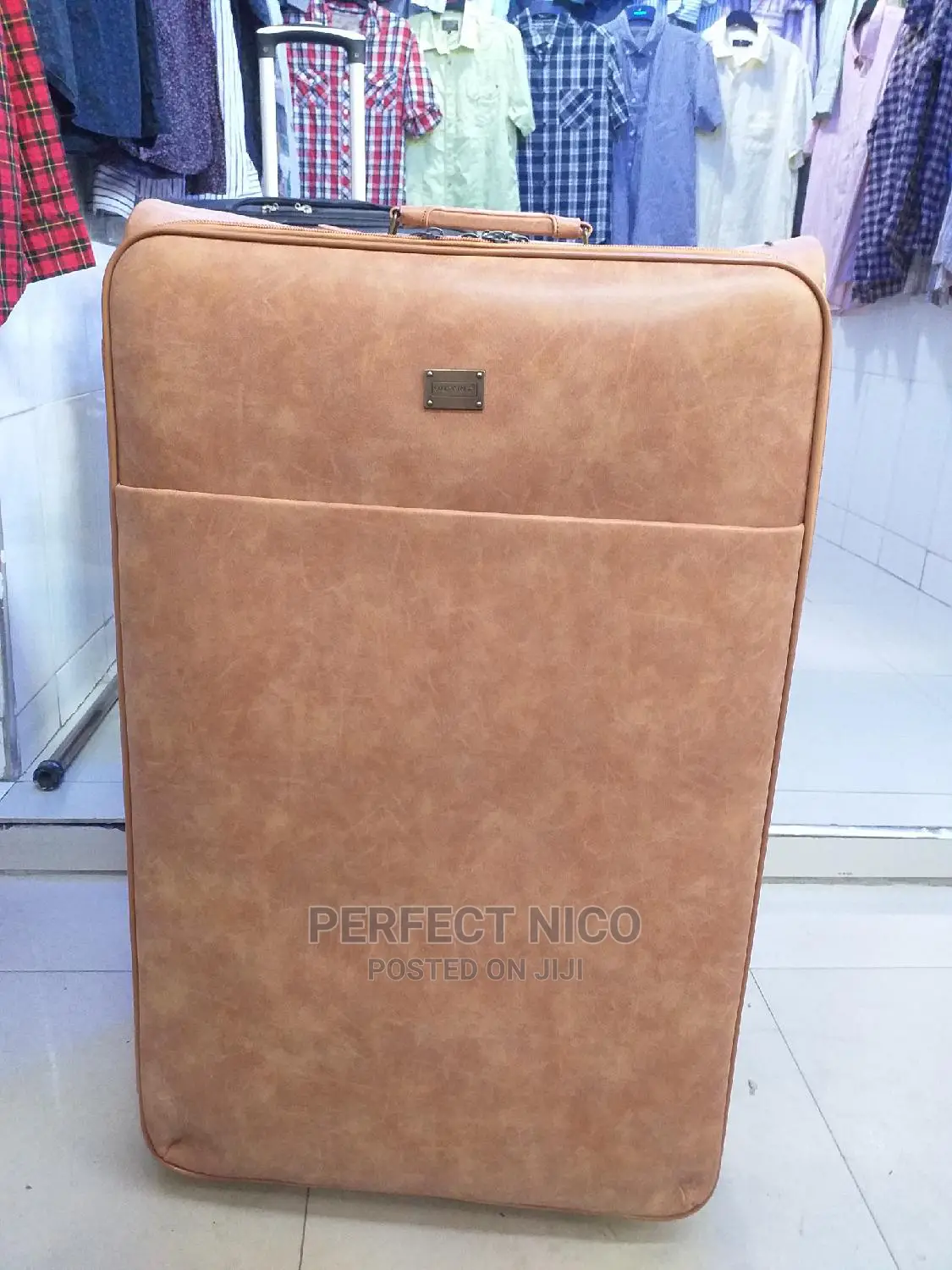 Leather Suitcase Bag Xl Size / One Big Size