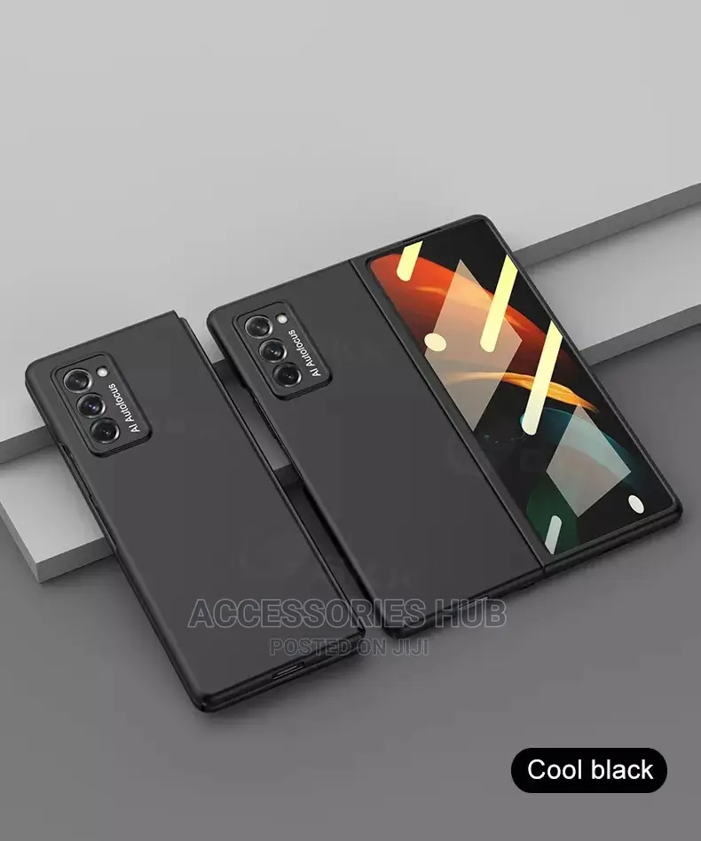Samsung Z Fold 2 Case With Inbuilt Tempered Glass Protector
