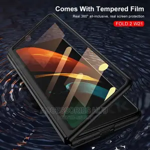 Samsung Z Fold 2 Case With Inbuilt Tempered Glass Protector