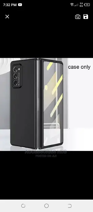 Samsung Z Fold 2 Case With Inbuilt Tempered Glass Protector