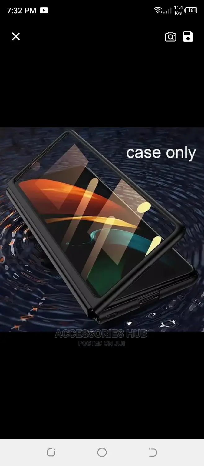 Samsung Z Fold 2 Case With Inbuilt Tempered Glass Protector
