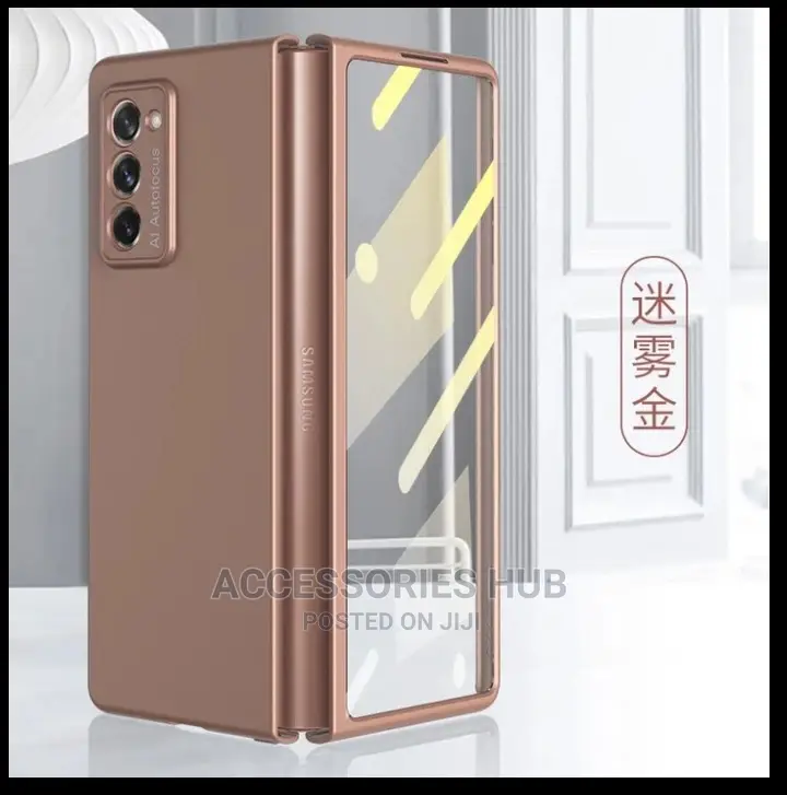 Samsung Z Fold 2 Case With Inbuilt Tempered Glass Protector
