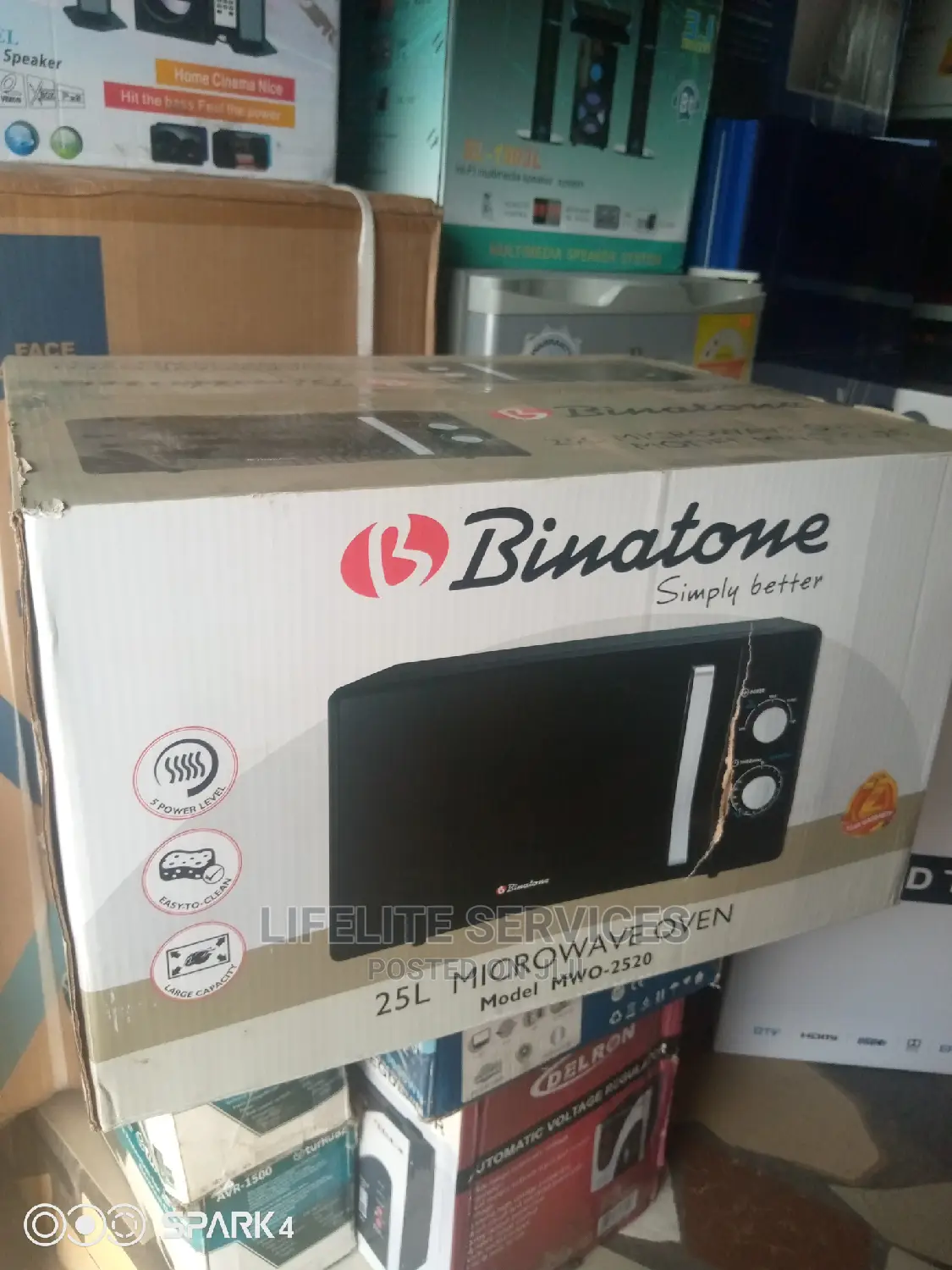 Big Size Microwave- Binatone 25L