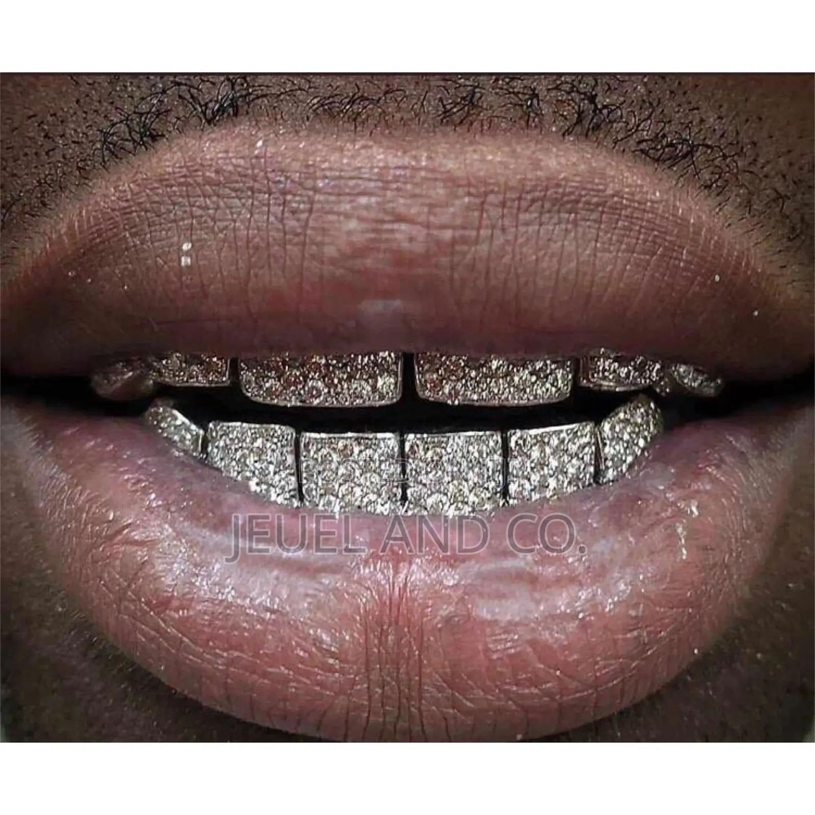 Original Iced Out Silver Grillz/Slugs