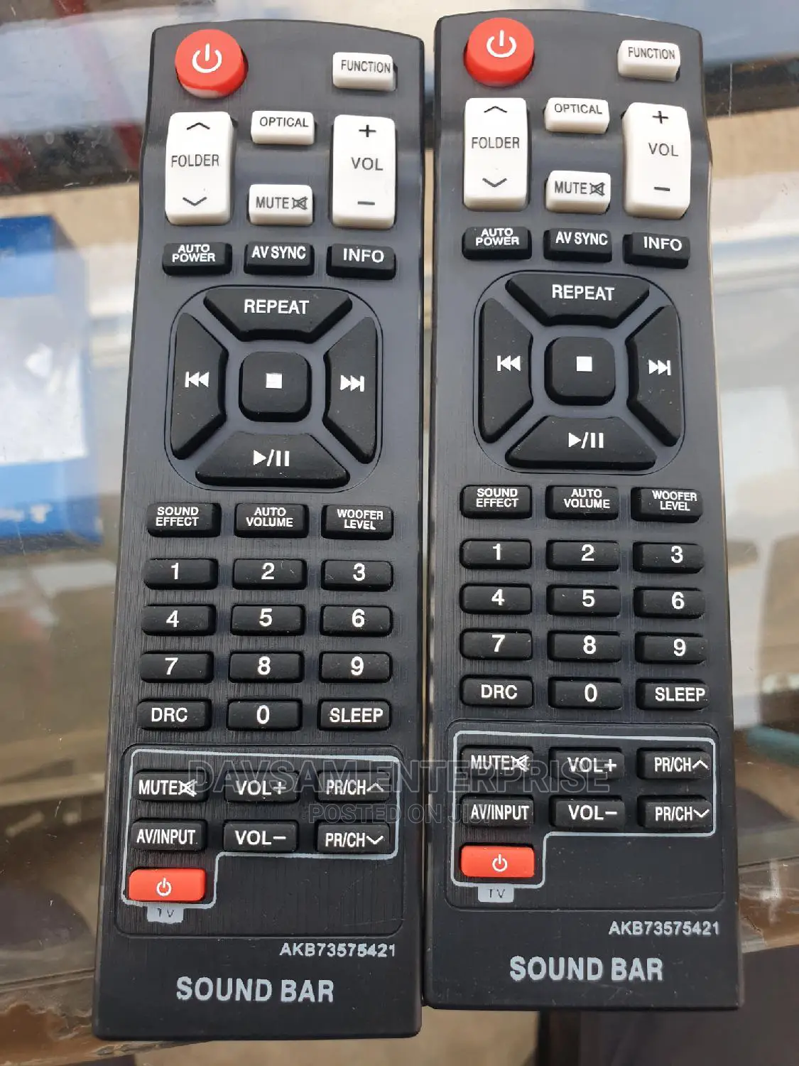 LG Sound Bar Remote