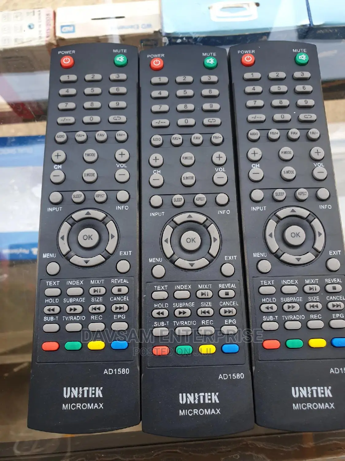 Unitek /Unitec TV Remote