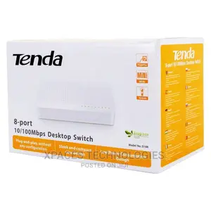 Tenda 8port Fast Ethernet Switch Desktop Splitter Hub