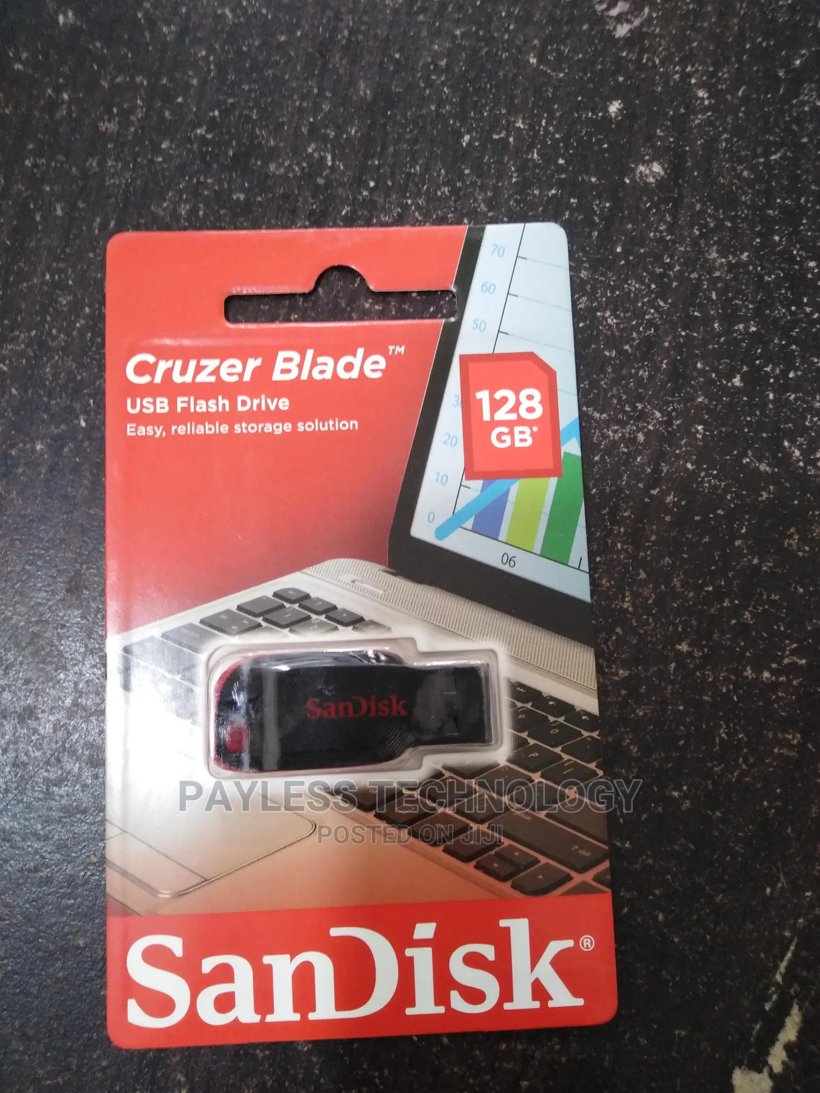 Sandisk Cruzer Blade USB 128gb Pendrives
