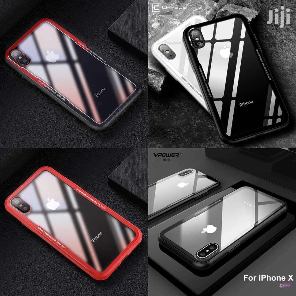 TEMPERED GLASS iPhone X / XR MAX CASE