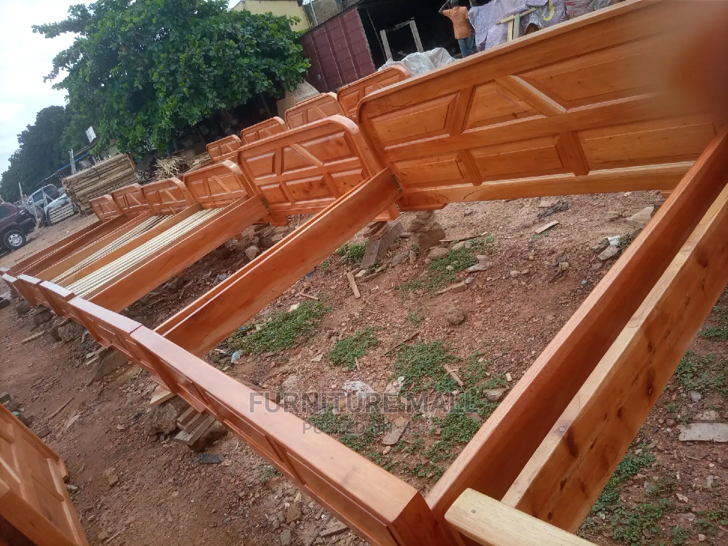 New Wooden Queen Size Bed. Free Delivery