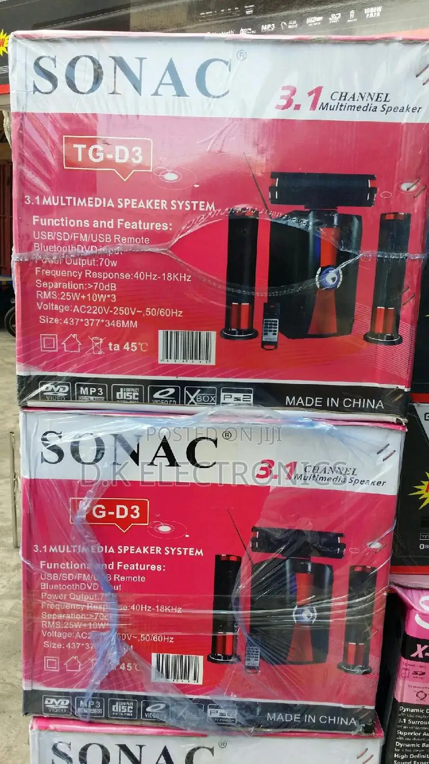 Sonac 3.1 Channel Multimedia Speaker